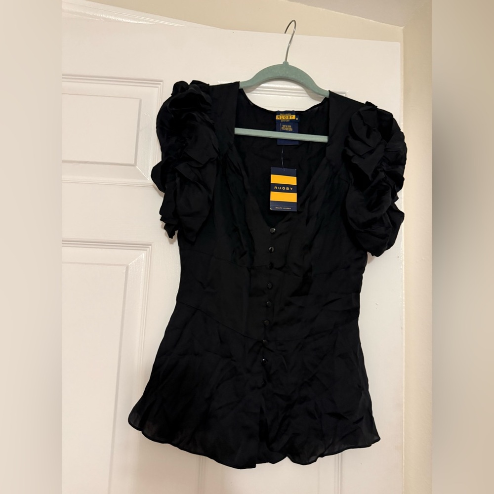 Elegant Black Women's Blouse